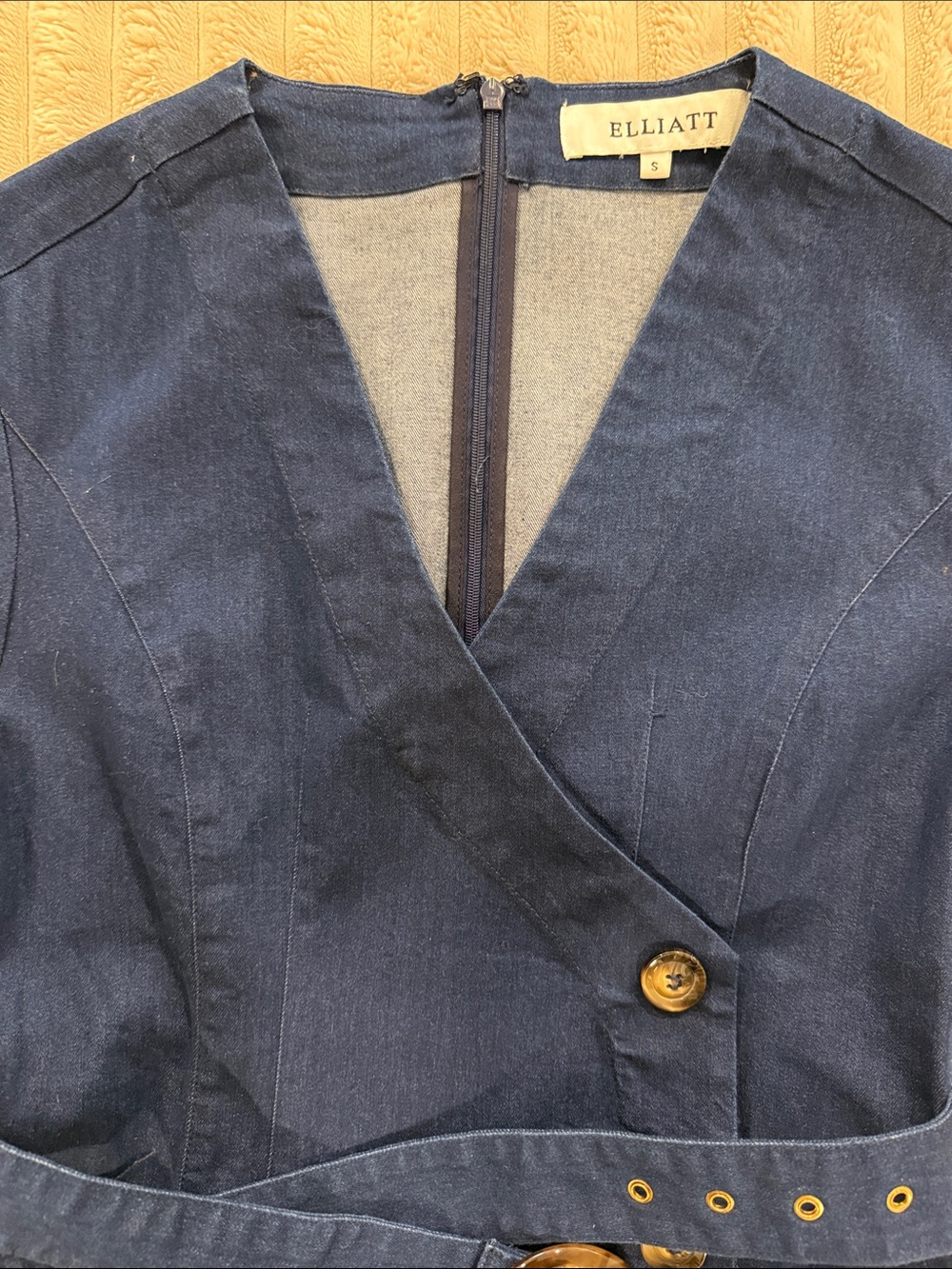 Elliatt Denim Mini Dress - Picture 3 of 4